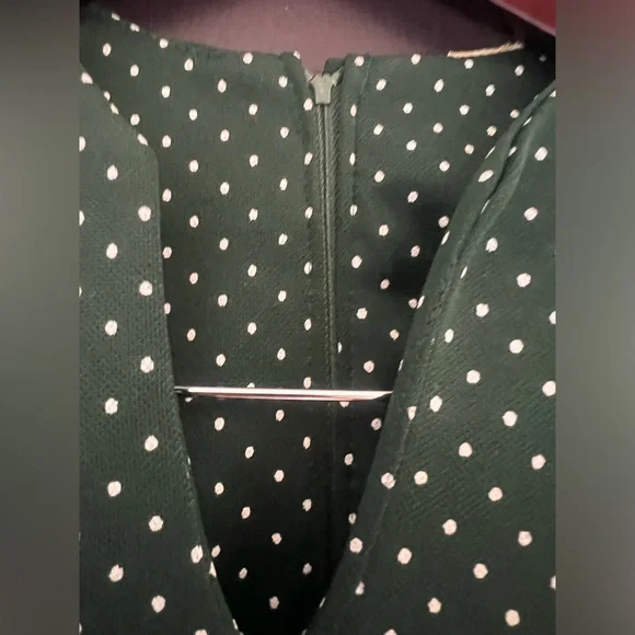 Vintage 70s Bib Front Tie Back Prairie Long Sleeve Maxi Dress - Picture 4 of 14